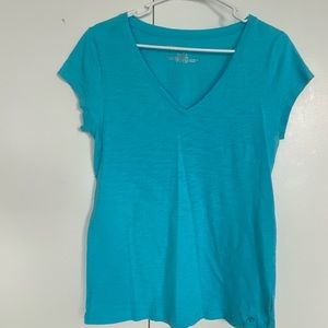 Aeropostale cotton T-shirt, size extra large in light blue